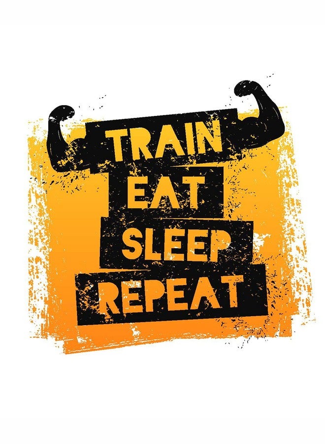 Decor Production Gym Quote Motivational Wallpaper Poster | Wall Sticker |Self Adhesive Vinyl for Fitness Room, Office Decor,Home Decor, Bedroom, Hall, Gym Room etc(Size-18x23 inch)_10 (Design 03) - Image 1